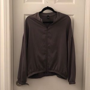 Dusty Purple Zip Up Jacket